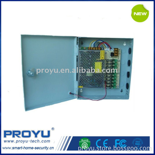 Hot Selling Internal LED 12V5A 9 Channels CCTV Power Supply Box PY-12V5A9C